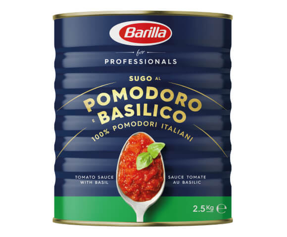Päckchen mit Tomaten-Basilikum-Sauce
