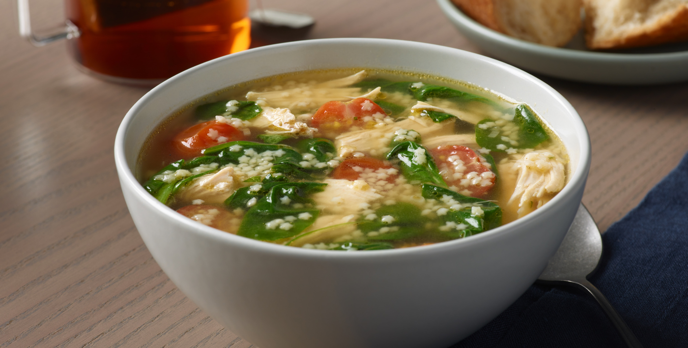 Spinach and Pastina Soup