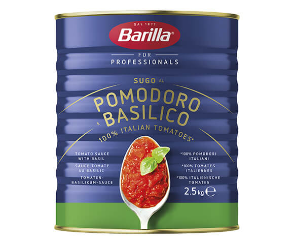 Can of Tomato and Basil sauce