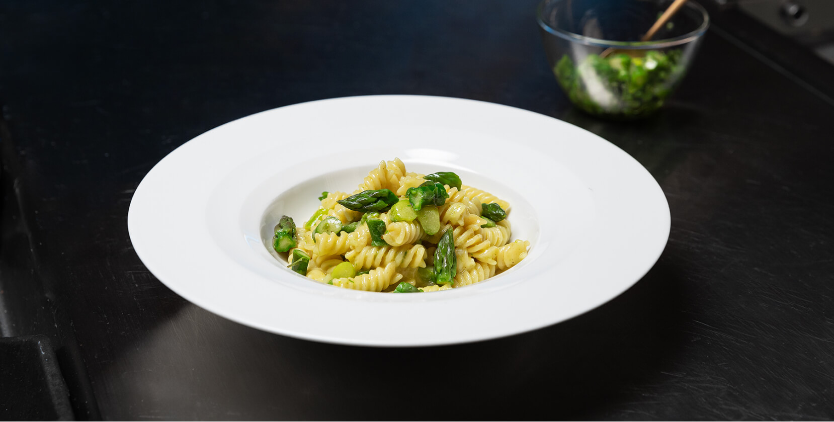 Fusilli with Asparagus