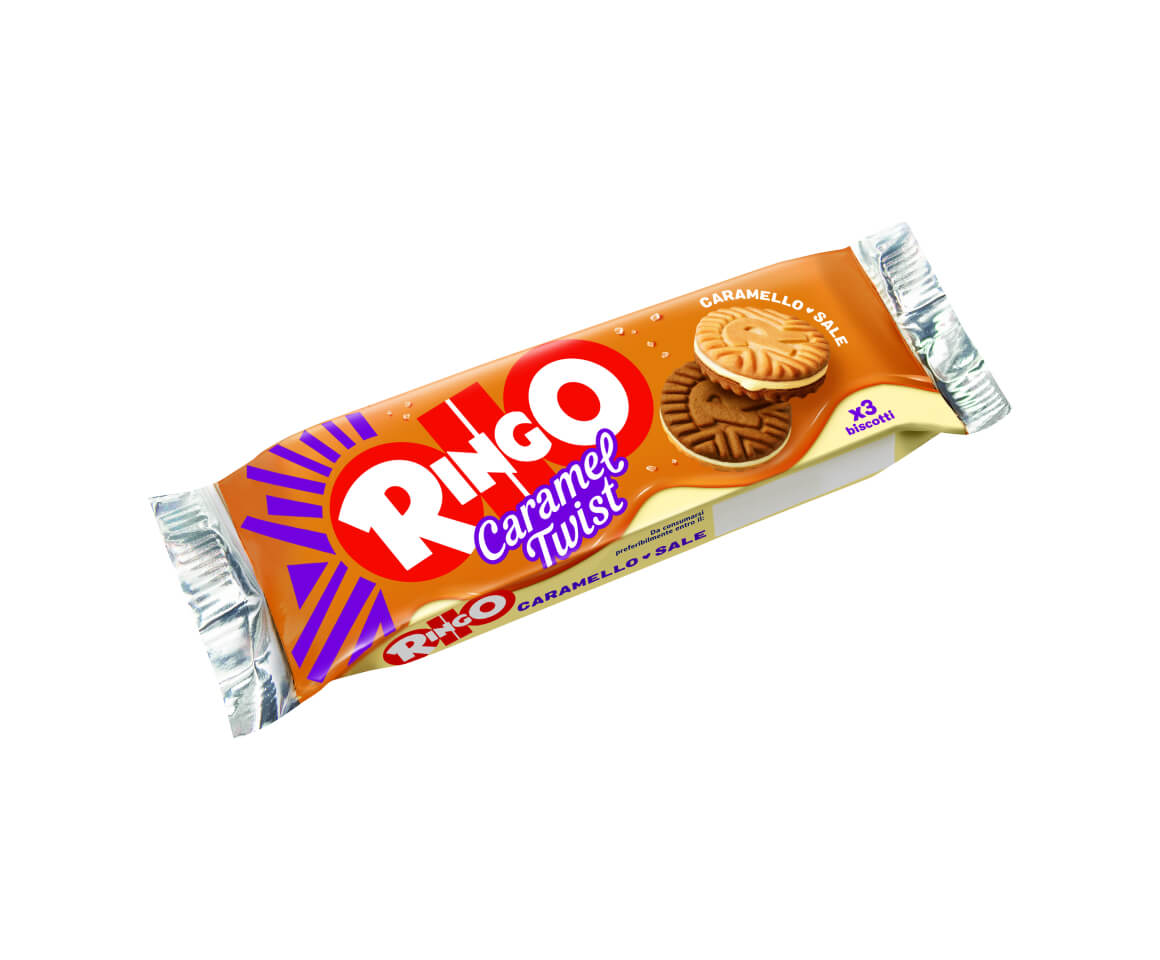 Confezione di Ringo caramel twist