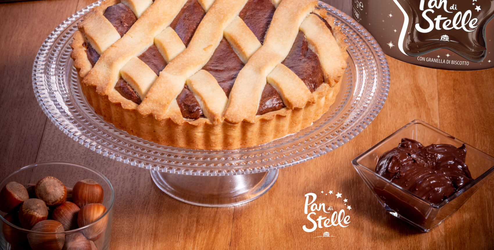 Crostata di ricotta con Crema pan di Stelle